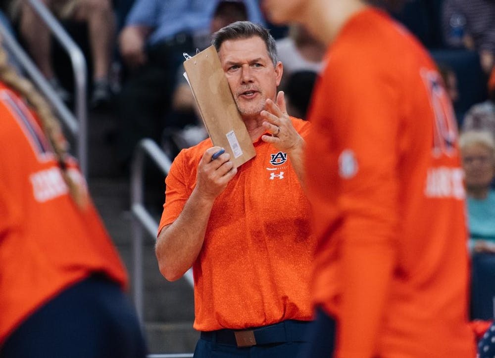 <p>Brent Crouch during the Volleyball vs Texas A&amp;M before the Auburn Tigers and Texas A&amp;M at Neville Arena in Auburn, AL on Sunday, Nov 6, 2022. Elaina Eichorn/Auburn Tigers</p>
<p>Photo by Elaina Eichorn/Auburn Tigers</p>
