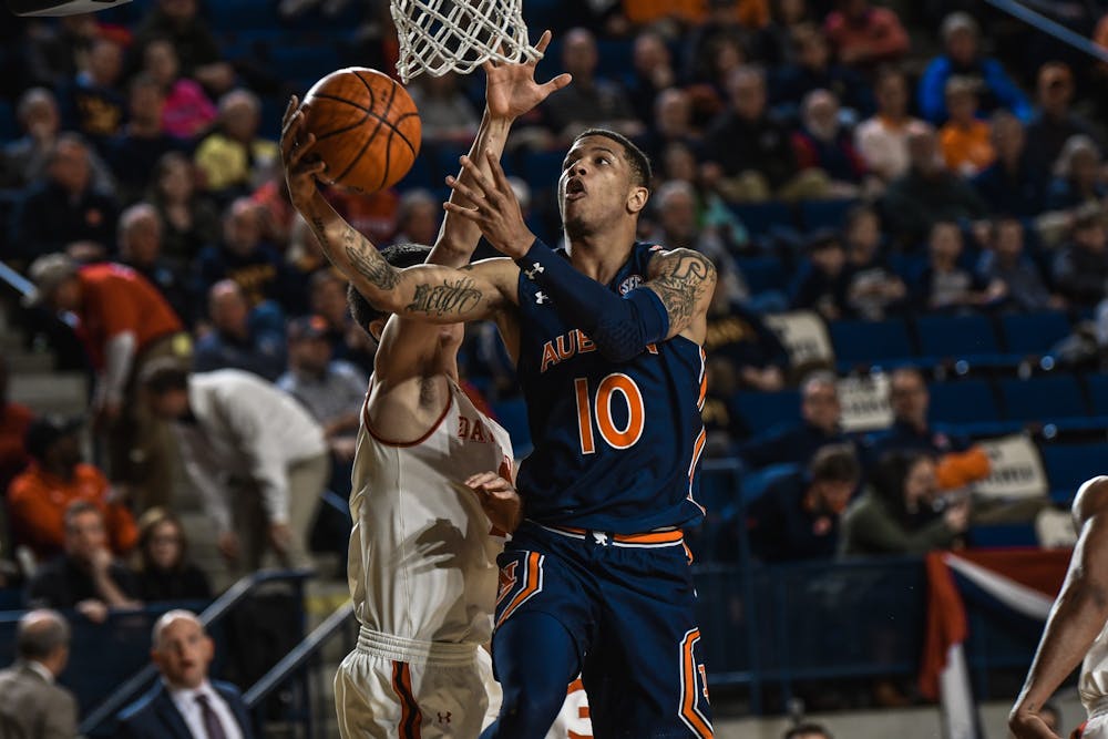 <p>Samir Doughty vs. Davidson</p>
<p>Veterans Classic – Nov. 8, 2019</p>
<p>Credit: Josh Wetzel/Auburn Athletics</p>