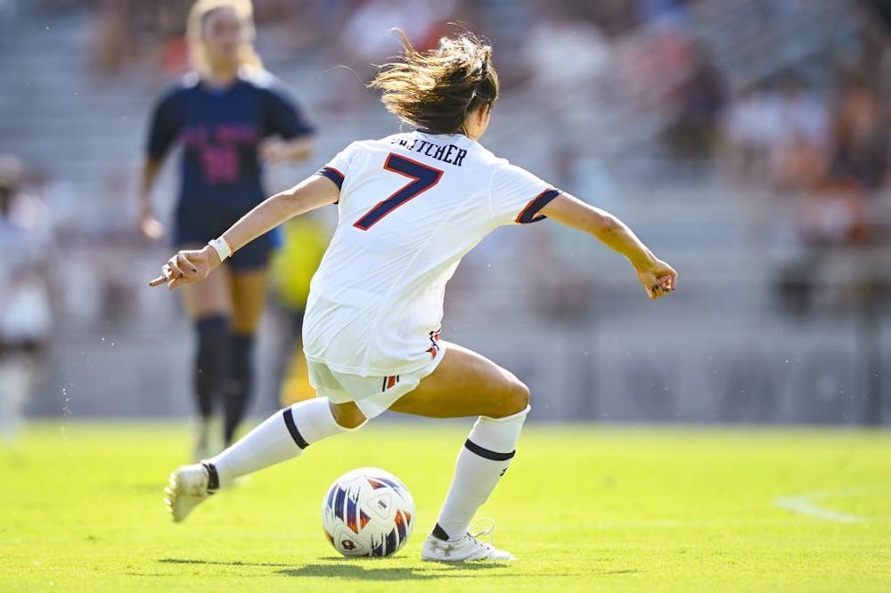 Sep 25, 2022; Auburn, Al, USA; Carly Thatcher (7) takes a shot on goal during the game between Auburn and Ole Miss at Auburn Soccer Complex.  Grayson Belanger/AU Athletics (Sep 25, 2022; Auburn, Al, USA; Carly Thatcher (7) takes a shot on goal during 