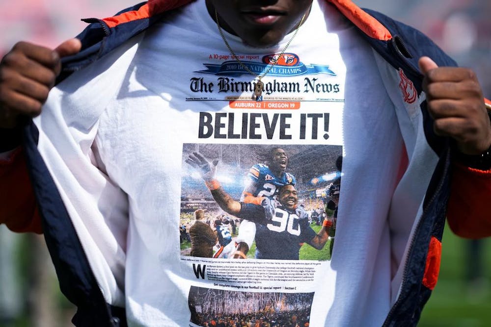 <p>AUBURN, AL - OCTOBER 28 - Detail during the game between the Auburn Tigers and the Mississippi State Bulldogs at Jordan-Hare Stadium in Auburn, AL on Saturday, Oct. 28, 2023. Photo by Austin Perryman/Auburn Tigers</p>