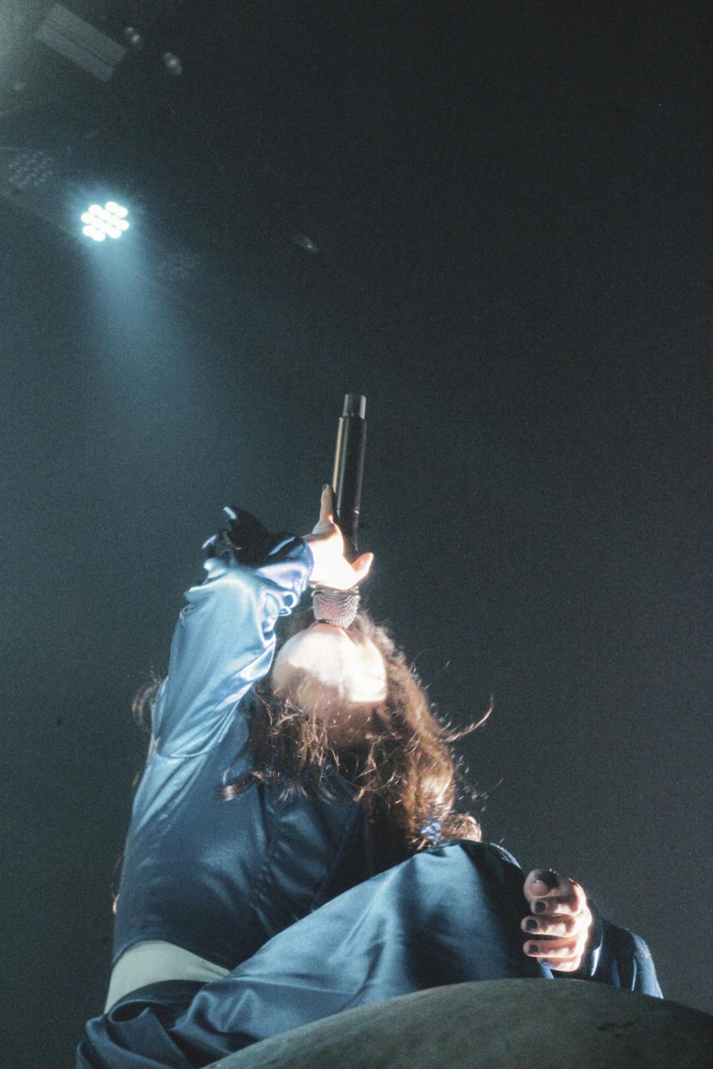 Mica Tenenbaum from Magdalena Bay performs at Coca-Cola Roxy in ATL | Photo by Rae Nawrocki