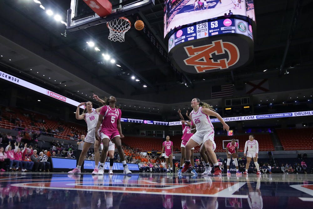 Auburn Women's Basketball close loss to Arkansas in Neville Arena on January 9th 2024. Photo Courtesy The Auburn Plainsman