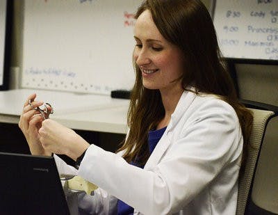 vet student; Olga Norris