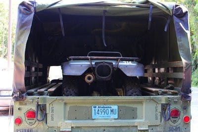 The ATV was a key part of a search mission for a local missing person.