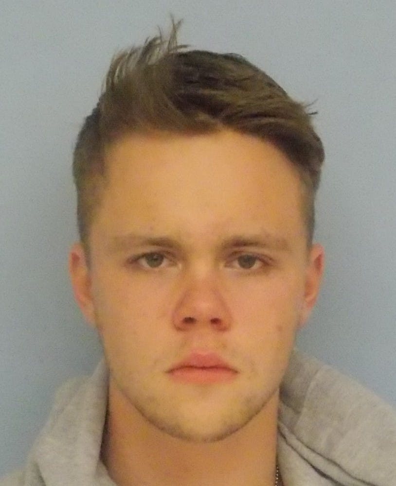 Auburn police arrested Mackenzie Anderson Pampu, 19, from Helena, Alabama, Friday on warrants charging him with fourth-degree burglary and fourth-degree theft of property.