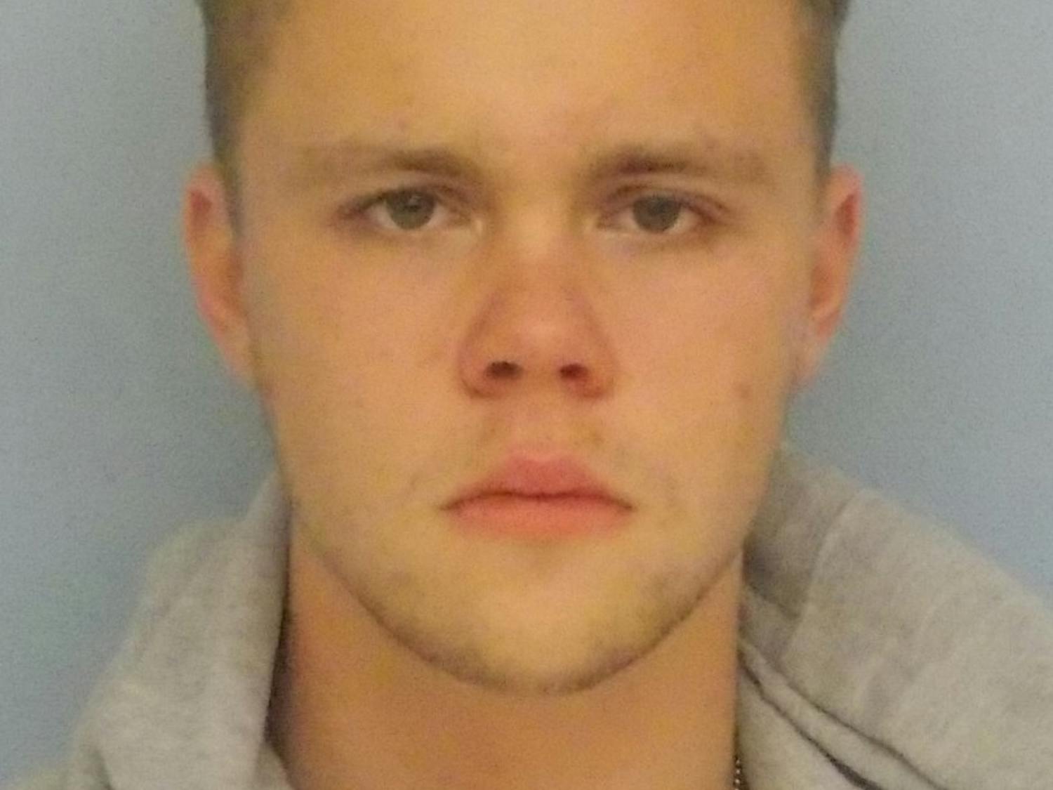Auburn police arrested Mackenzie Anderson Pampu, 19, from Helena, Alabama, Friday on warrants charging him with fourth-degree burglary and fourth-degree theft of property.
