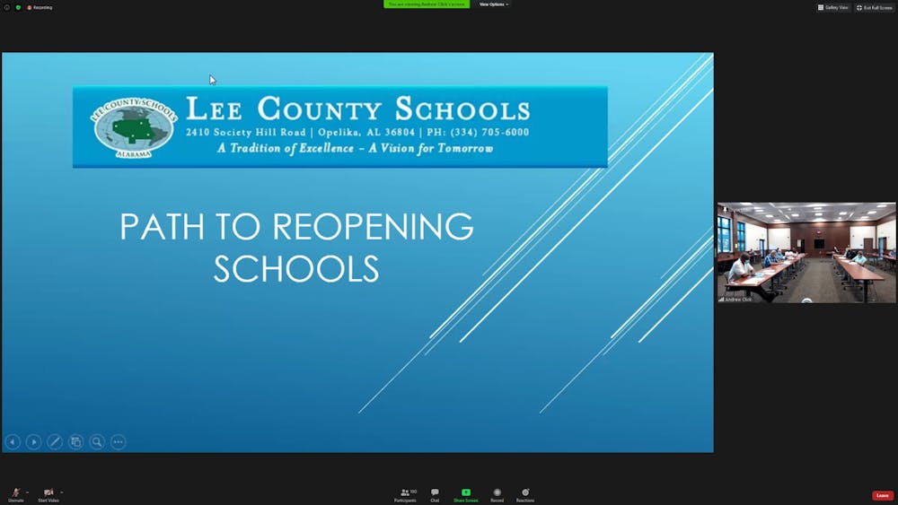 <p>Lee County School Board met over Zoom on July 14 to discuss their path to reopening schools.</p>