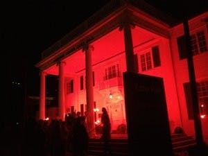 Zeta Tau Alpha sorority illuminated the hearts of attendees along with various spots in Auburn's campus Thursday, Oct. 4 in honor of Breast Cancer Awareness month. (Emily Morris / ASSISTANT PHOTO EDITOR)