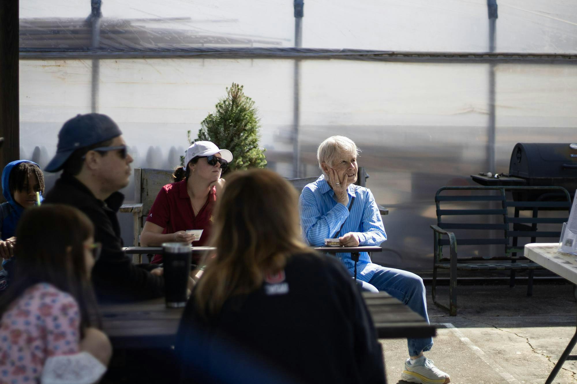 Participants of the Master Gardener's workshop at the O Grows Community Garden on Saturday, March 21.