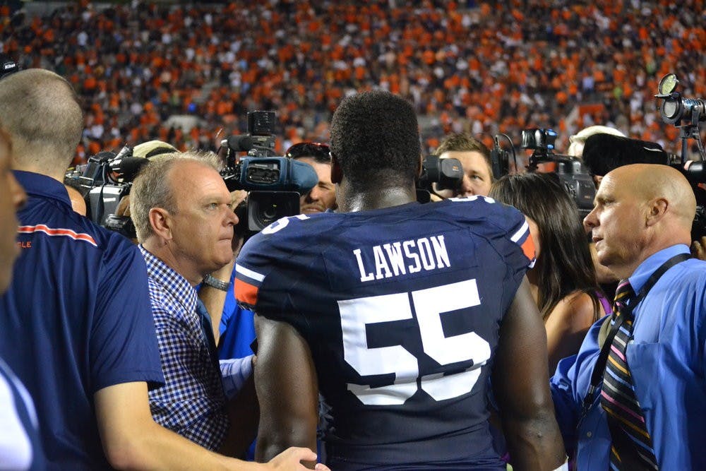 Carl Lawson after Saturday's win
