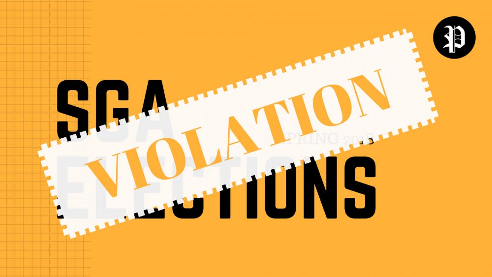 Candidates are often faced with campaign violations for violating SGA election laws.