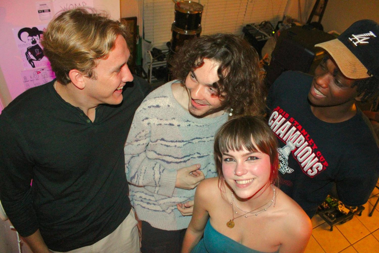 Lunar Parque members Sally Little, John Evans, Zavier Shaw and Harry Downes. Photo contributed by Lunar Parque.