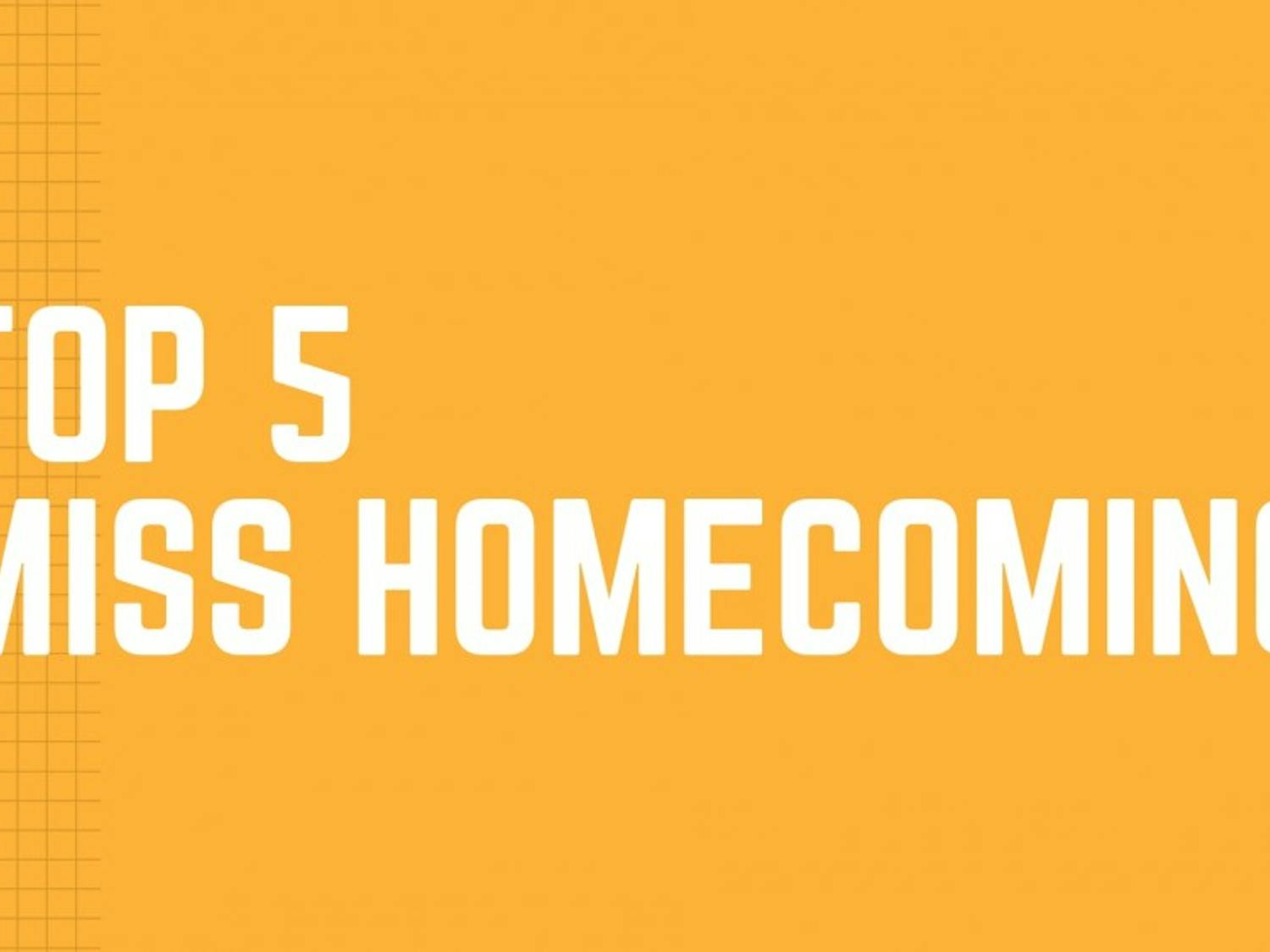 Top 5 Miss Homecoming