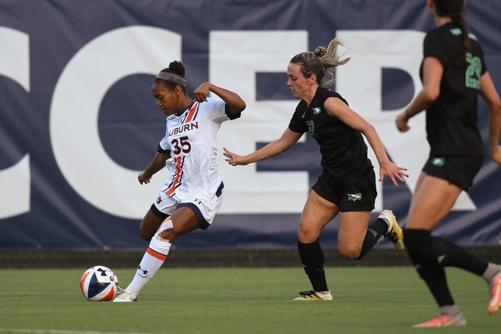 Kristen Dodson (35).Auburn soccer vs North Dakota on Sunday, Aug. 27, 2017, in Auburn, Ala. Dakota Sumpter/Auburn Athletics
