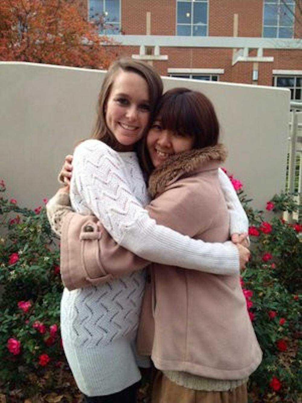 Jessica Terrell and her buddy, Akari Ogawa, talk every day. (Contributed by Jessica Terrell)