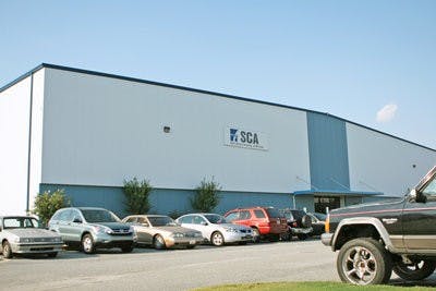 Automotive parts manufacturer Seung Chang Airtek, located in Auburn Technology Park North, is adding 200 jobs because of its recent expansion. (Rebecca Croomes / ASSISTANT PHOTO EDITOR)