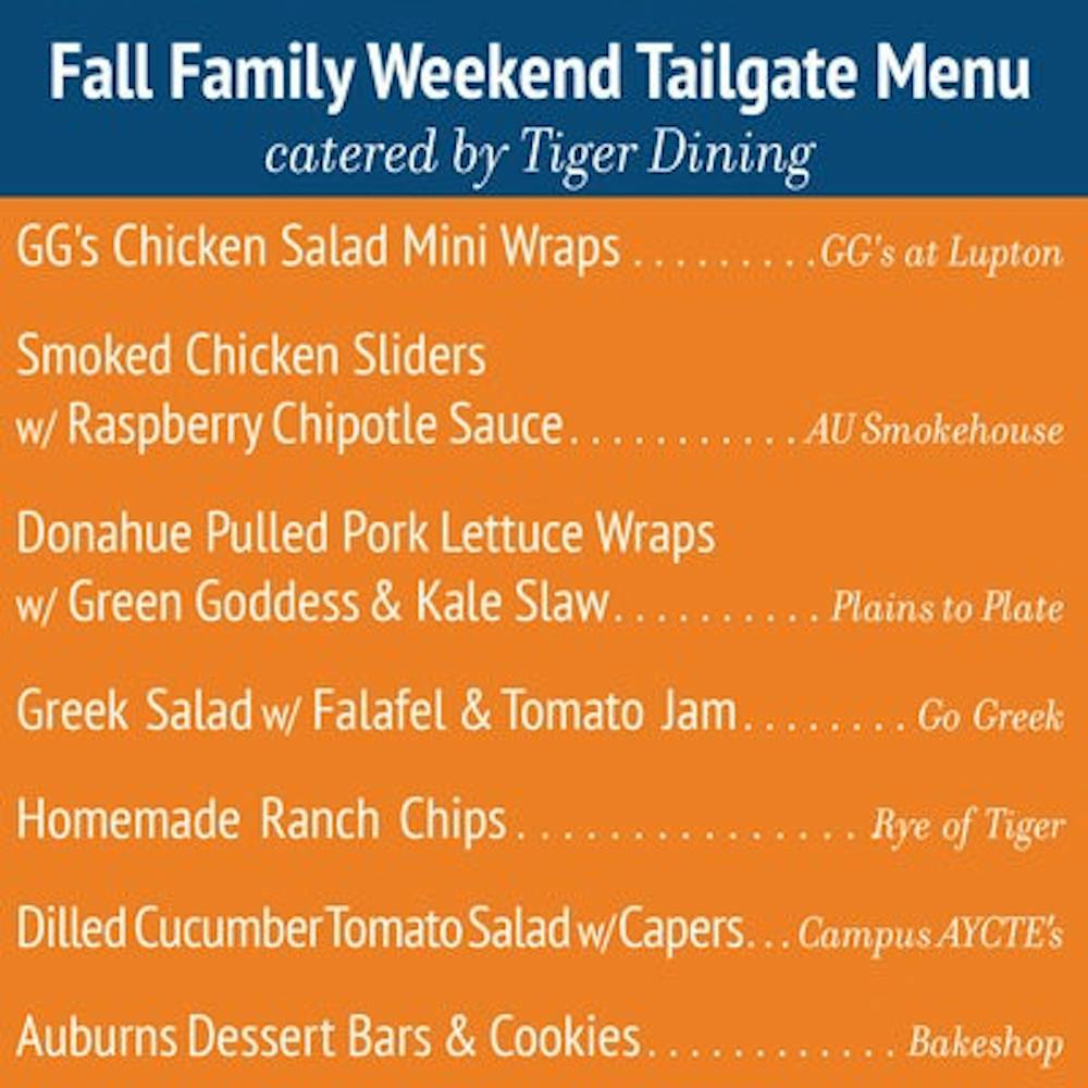The Fall Family Weekend is Sept. 26-28, in conjunction with the homecoming game.