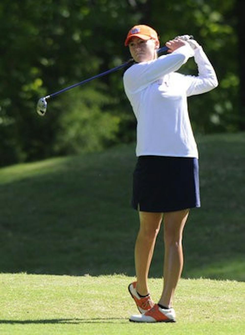 Junior Carlie Yadloczky scored the Tigers' best score at the Liz Murphy Classic. (Courtesy of Leffie Dailey)