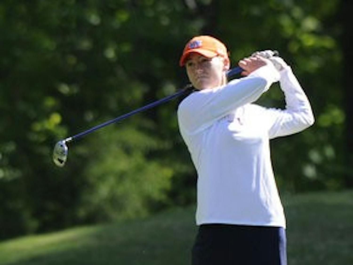 Junior Carlie Yadloczky scored the Tigers' best score at the Liz Murphy Classic. (Courtesy of Leffie Dailey)