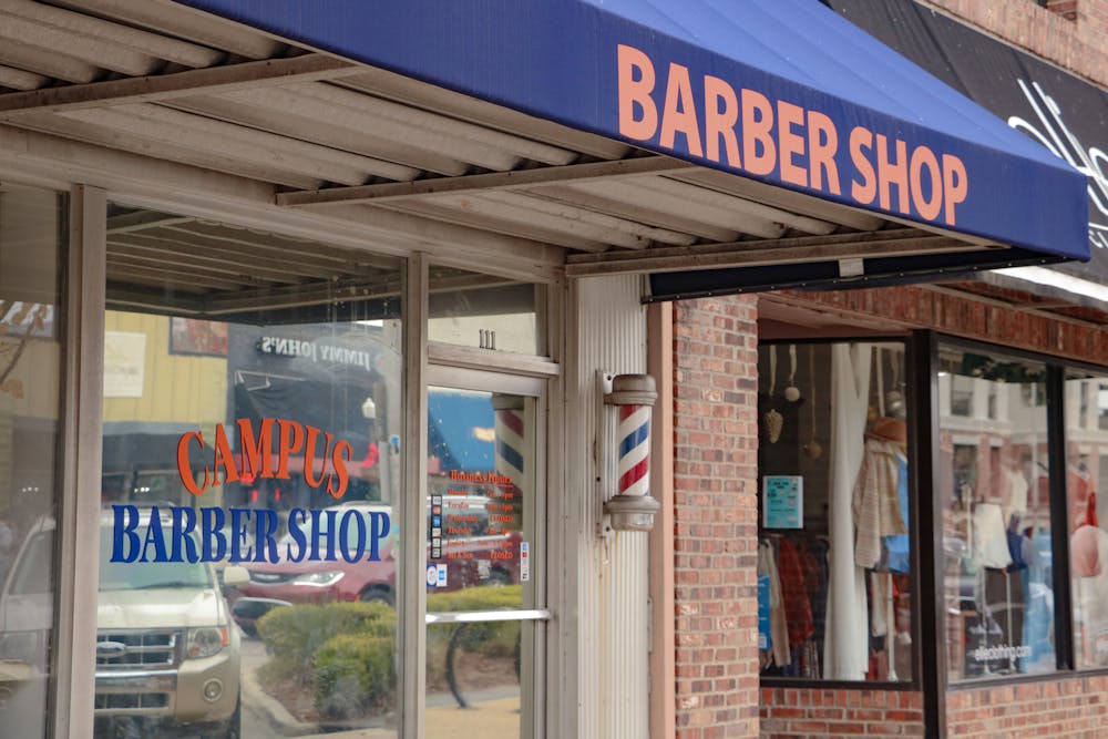 Campus Barber Shop in downtown Auburn on Nov. 20, 2022.