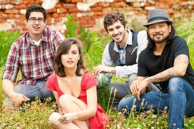 Ben Coffin, Sarah Citrin, Paul Cook and James Fukai play for The Roof Runners. Drummer Cory Fica is not pictured.