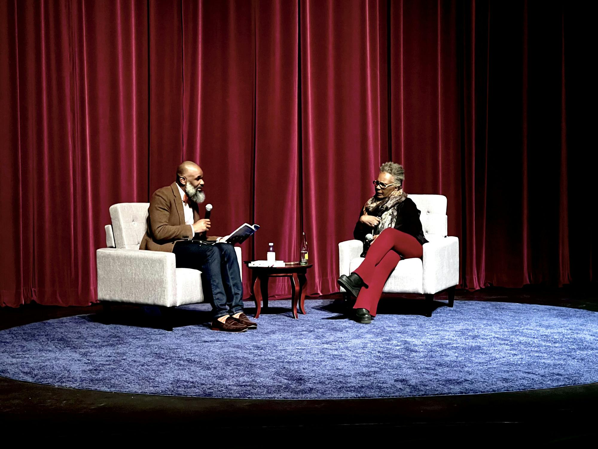 Gibson and Rankine in conversation