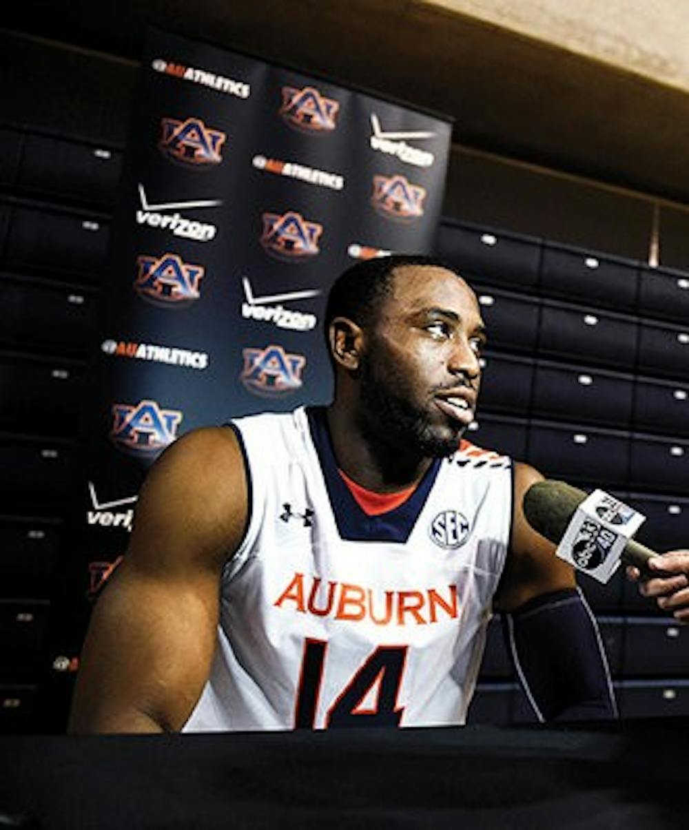 Last year's leading scorer in the nation, Antoine Mason, at media days. (Contributed by Auburn Athletics)