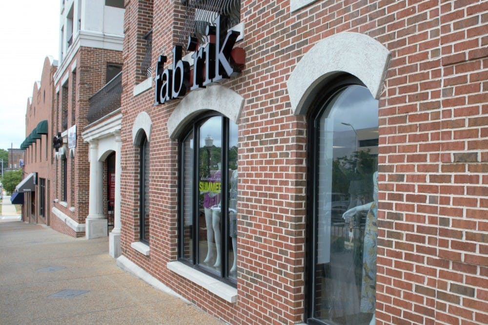 <p>The store front of the new boutique fab'rik.&nbsp;</p>