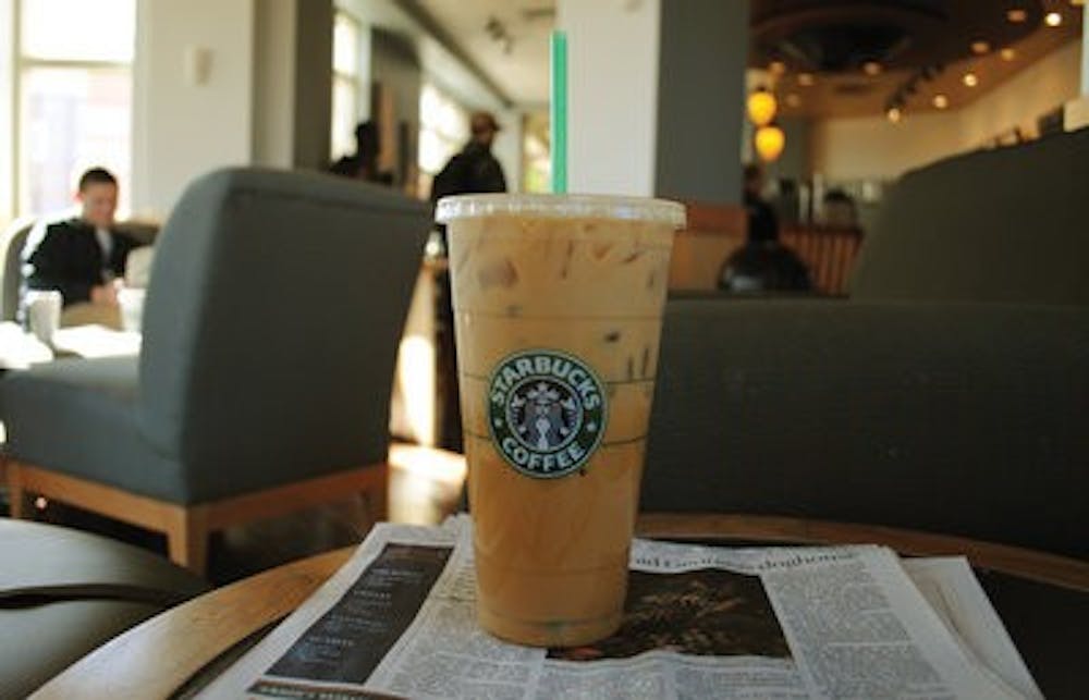 A new cup size, Trenta, will be available for cold drinks at the Auburn Student Center Starbucks. (Maria Iampietro / Associate Photo Editor)