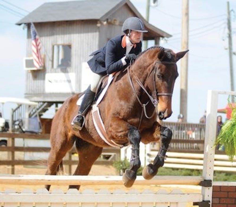 Grace Socha finished this season 9-4 over fences. (Todd Van Emst / Media Relations)