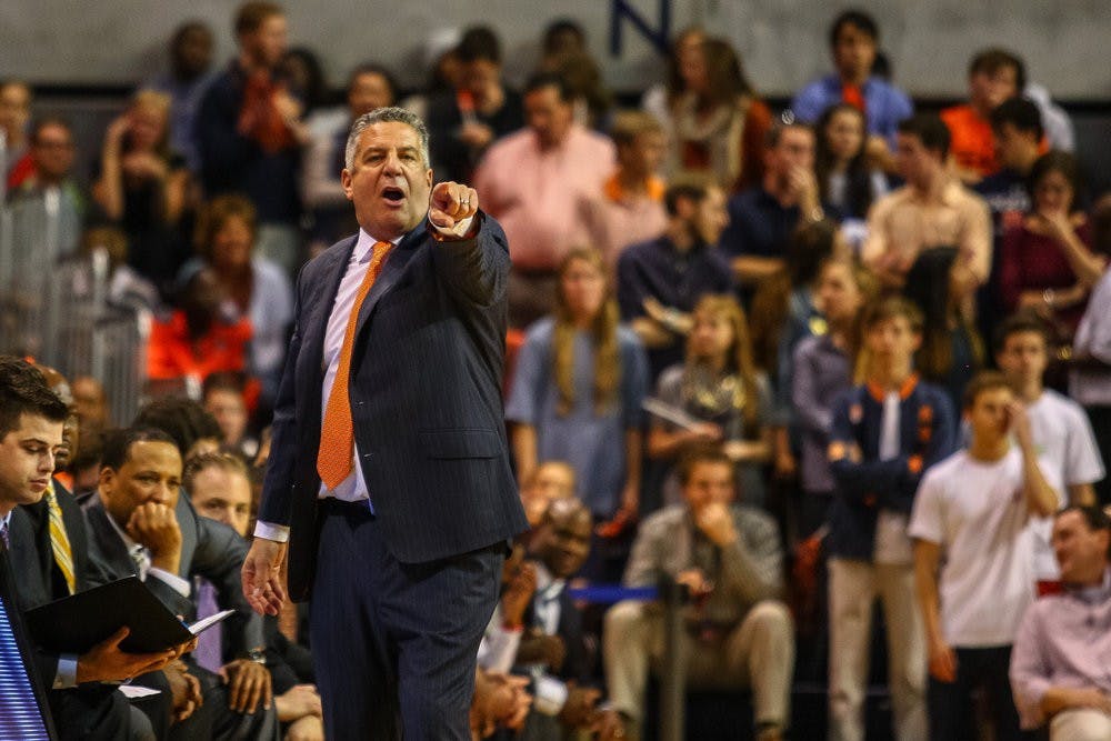 Bruce Pearl directing his offense. (Kenny Moss | Photographer)