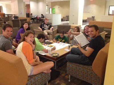 Nerdfighters Elizabeth Hall, Mitchell Kilpatrick, Brewer Kight, Sydney Willig and Amber Black discuss their club.