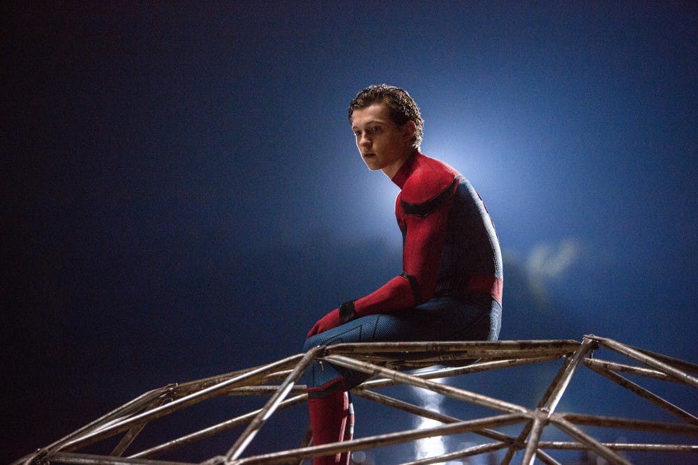 Tom Holland stars as Spider-Man in Columbia Pictures' "Spider-Man: Homecoming." (Chuck Zlotnick/Columbia Pictures) 