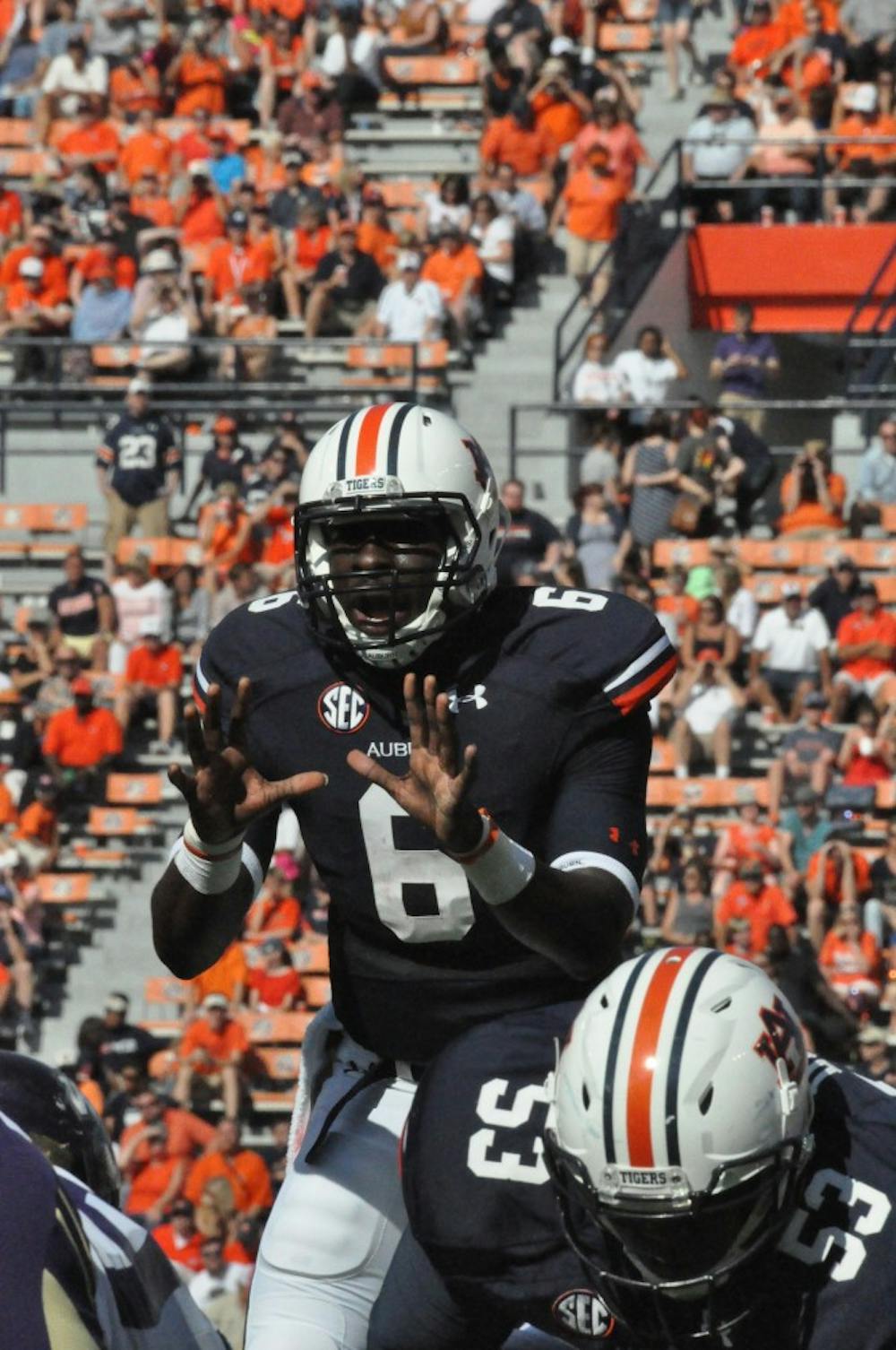 Quarterback Jeremy Johnson waits for the snap. Anna Grafton / PHOTO EDITOR