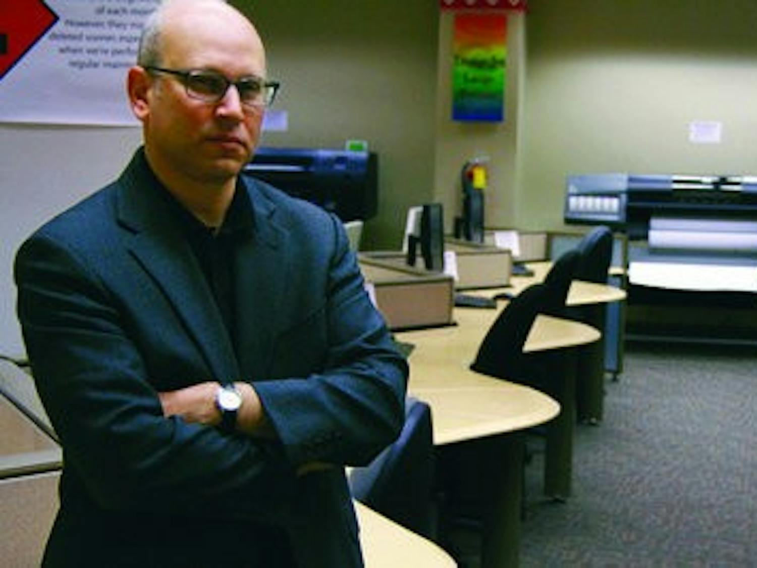 Aaron Trehub, assistant dean for technology and technical services at RBD Library, is a leader in digital preservation, helping to organize an international conference. (Rebekah Weaver / assistant photo editor)