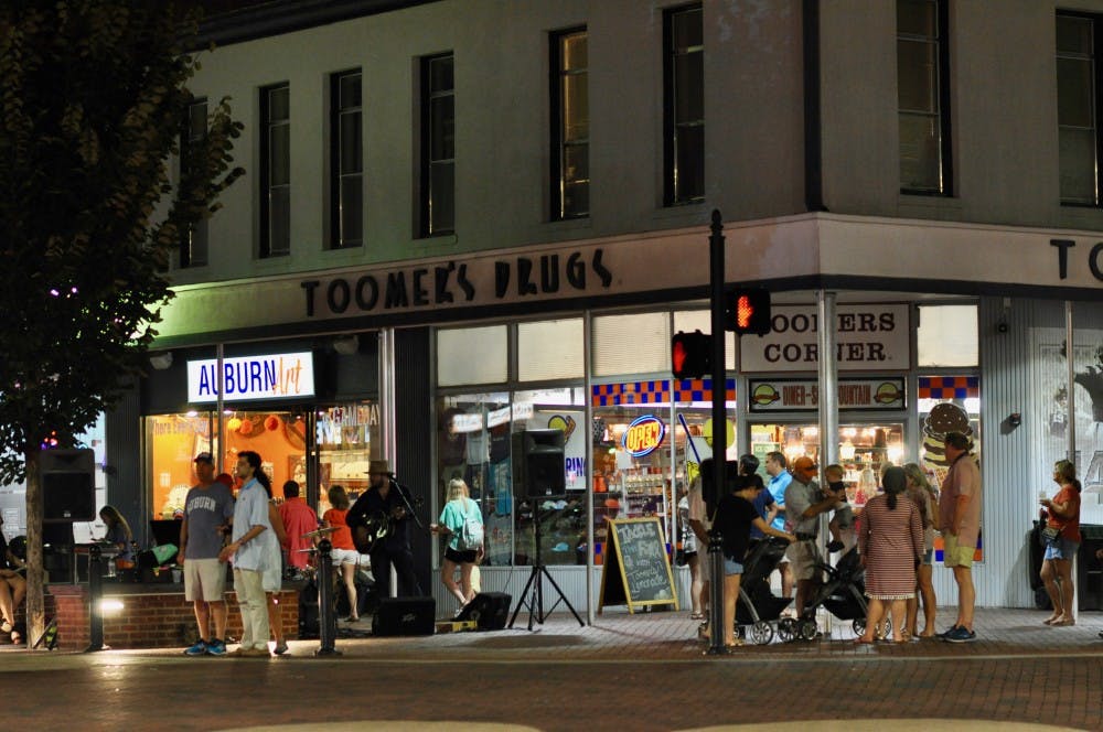 <p>Toomer's Drug's during the Come Home to the Corner event on Friday, Sept. 14, 2018 in Auburn, Ala.</p>