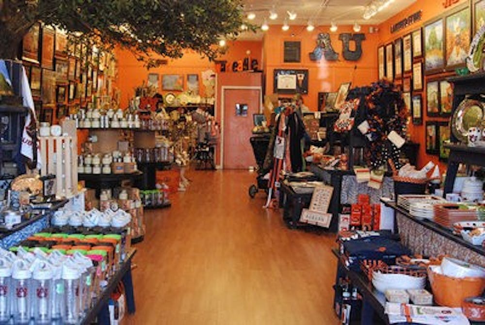 Auburn Art, located on N. College Street, sells a variety of merchandise. (Photo by: Emily Enfinger / Photographer)