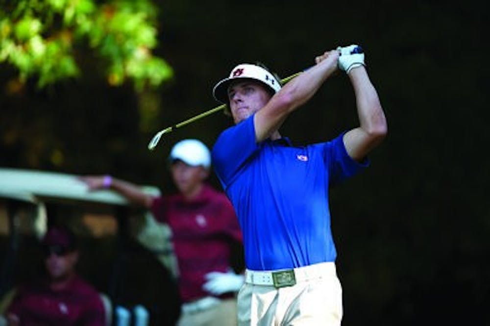 <p>Blayne Barber was named a Ben Hogan Award Semifinalist for the second consecutive year in April 2012. (Todd Van Emst)</p>