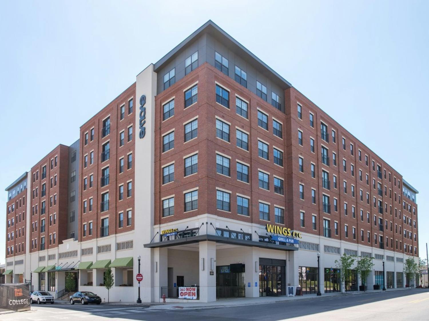 The Evolve apartment complex in Auburn, Ala. on Sunday, April 8, 2018.