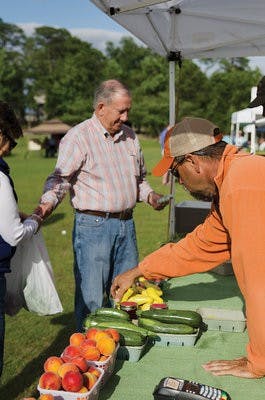 Hooks' farm harvests between 25-30 different crops each year.