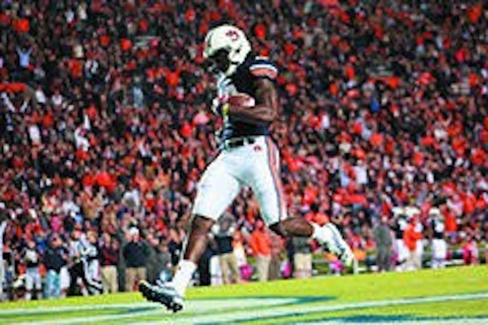 Sammie Coates strides into the end zone for a touchdown against Florida Atlantic last season.