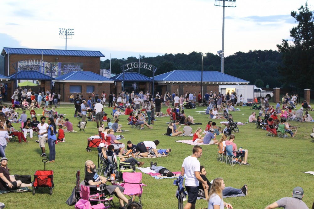 Members of the Auburn community enjoying the festivities at the annual Independence Day Celebration on July 4, 2018, in Auburn, Ala.&nbsp;