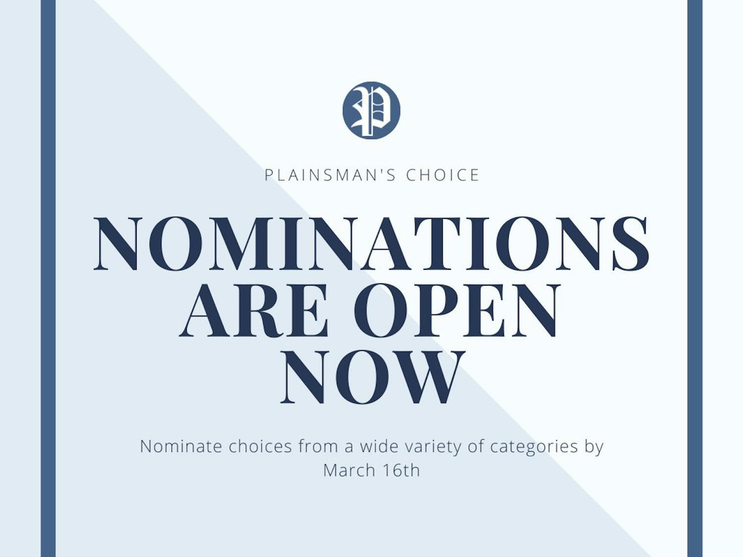 NOminations are open now