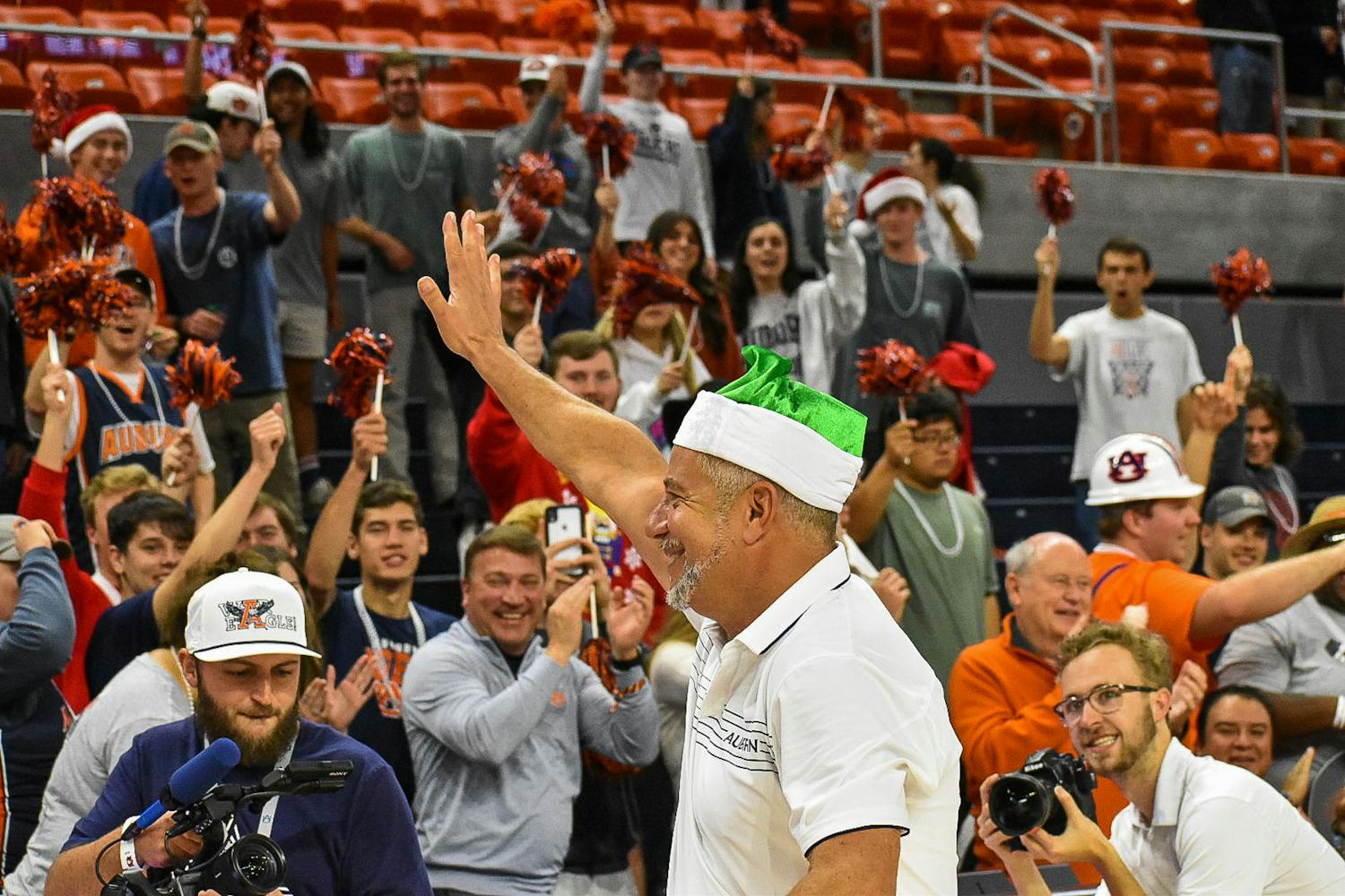 Bruce Pearl MBB Gold Christmas Hat for a king