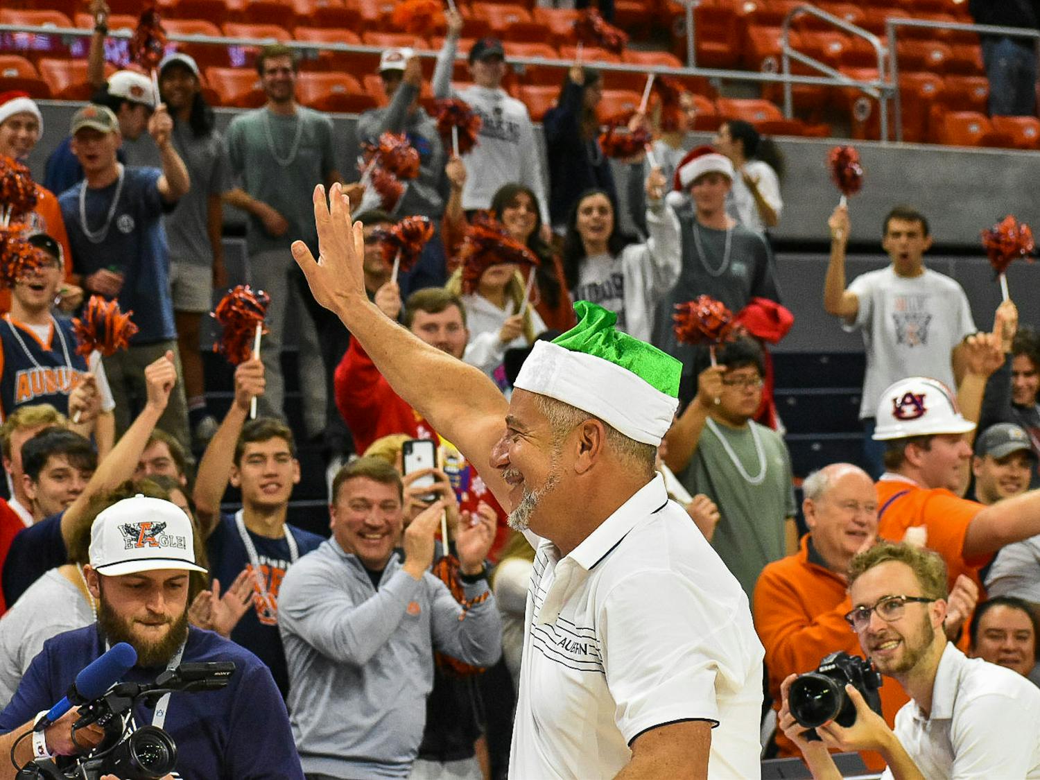 Bruce Pearl MBB Gold Christmas Hat for a king