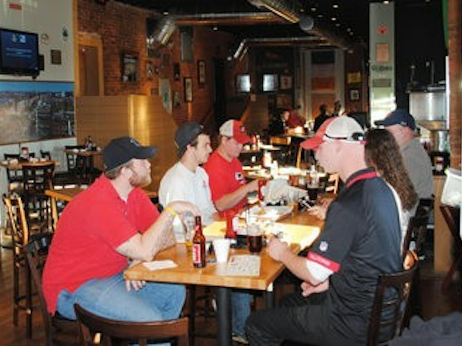With a wide variety of food and beverages, the Irish Bred Pub is a great place to hang out. (Elaine Busby / ASSISTANT PHOTO EDITOR)