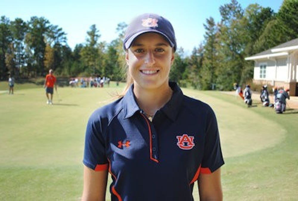 Sophomore golfer Marta Sanz was named Golfweek's player of the week. (Maria Iampietro / PHOTO EDITOR)