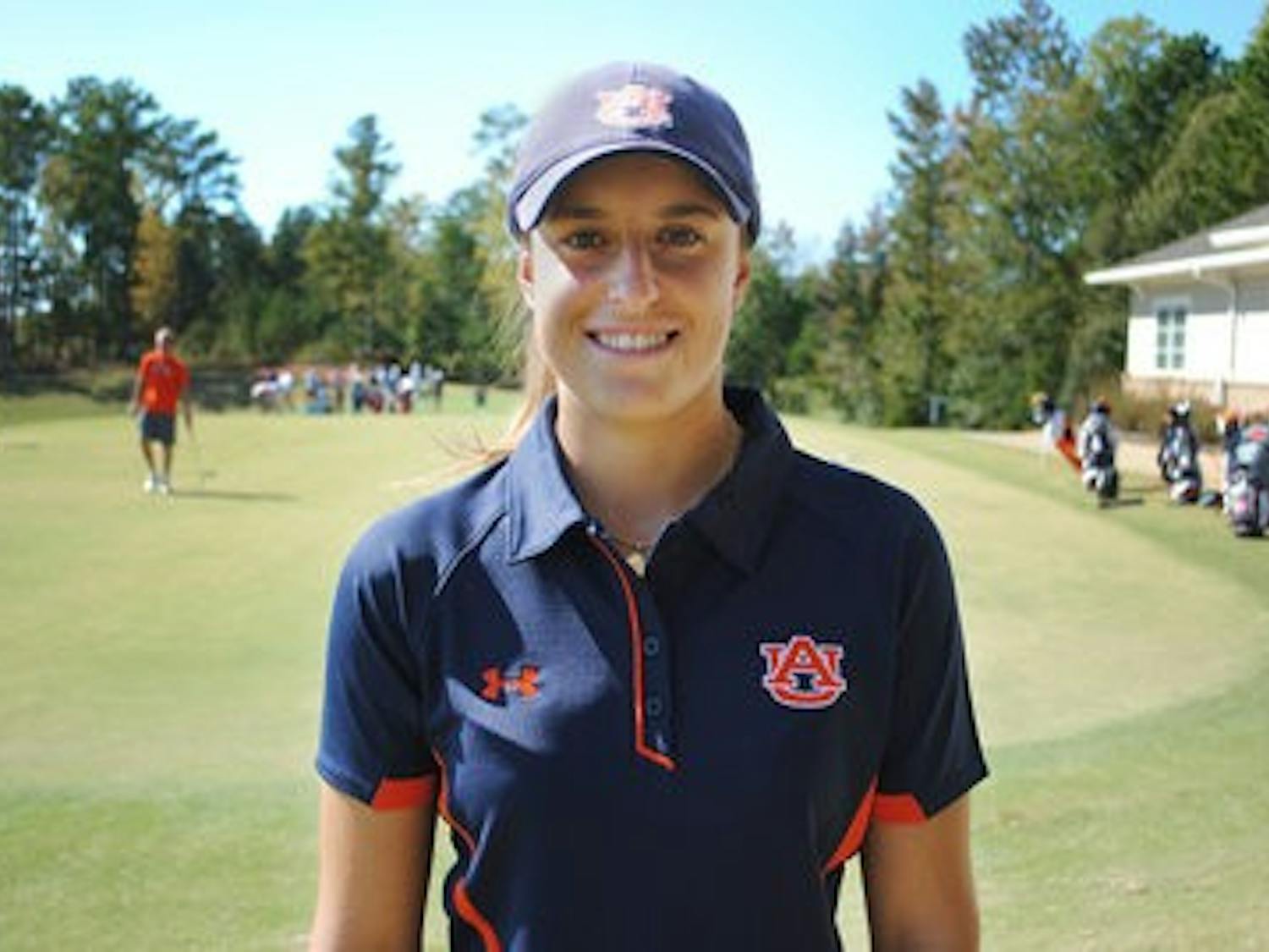 Sophomore golfer Marta Sanz was named Golfweek's player of the week. (Maria Iampietro / PHOTO EDITOR)