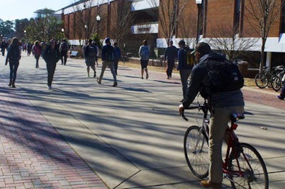 The Haley Concourse in between classes.