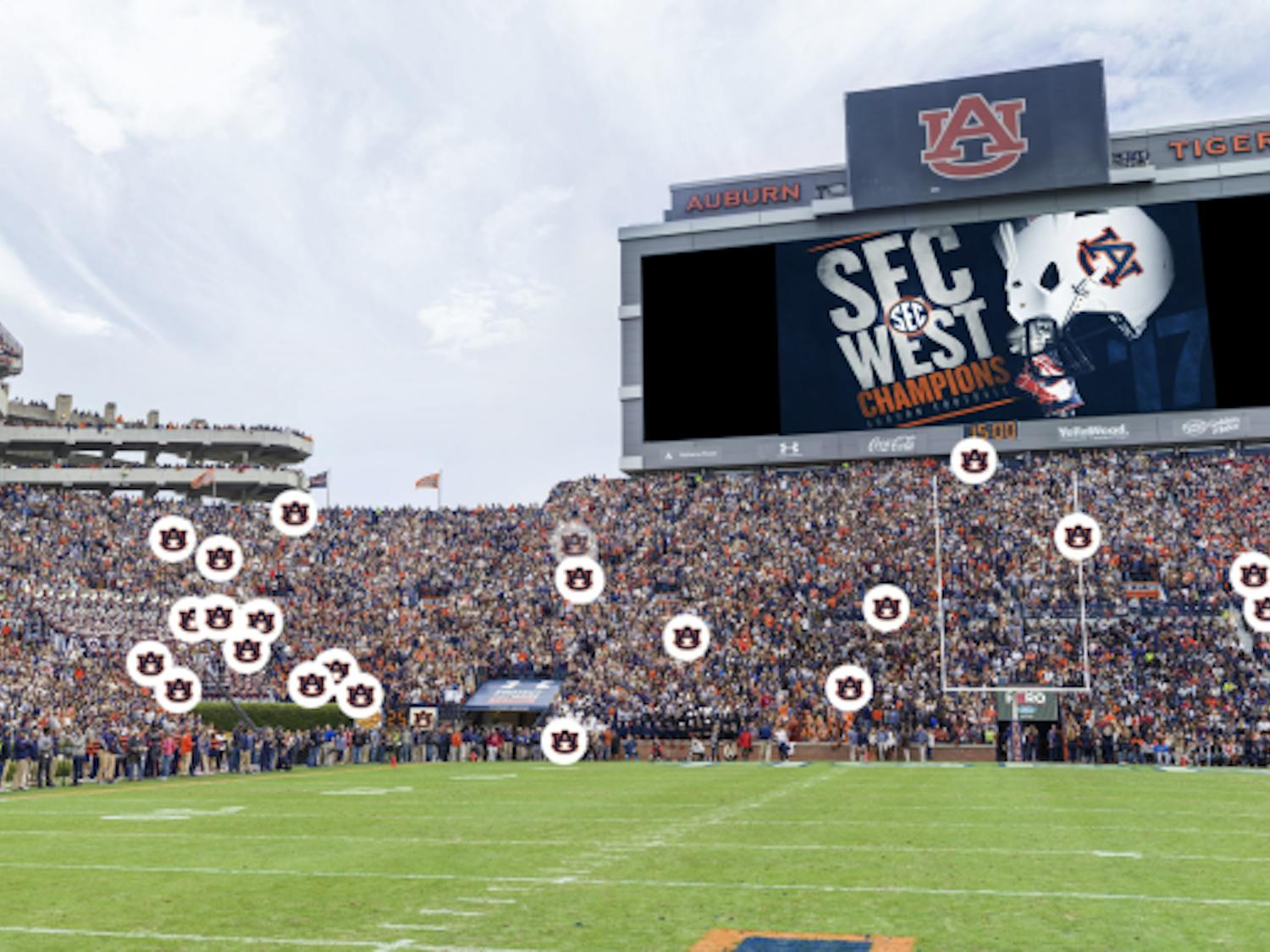 A sweeping gigapixel panorama&nbsp;features the option to tag yourself and friends at the 2017 Iron Bowl game.